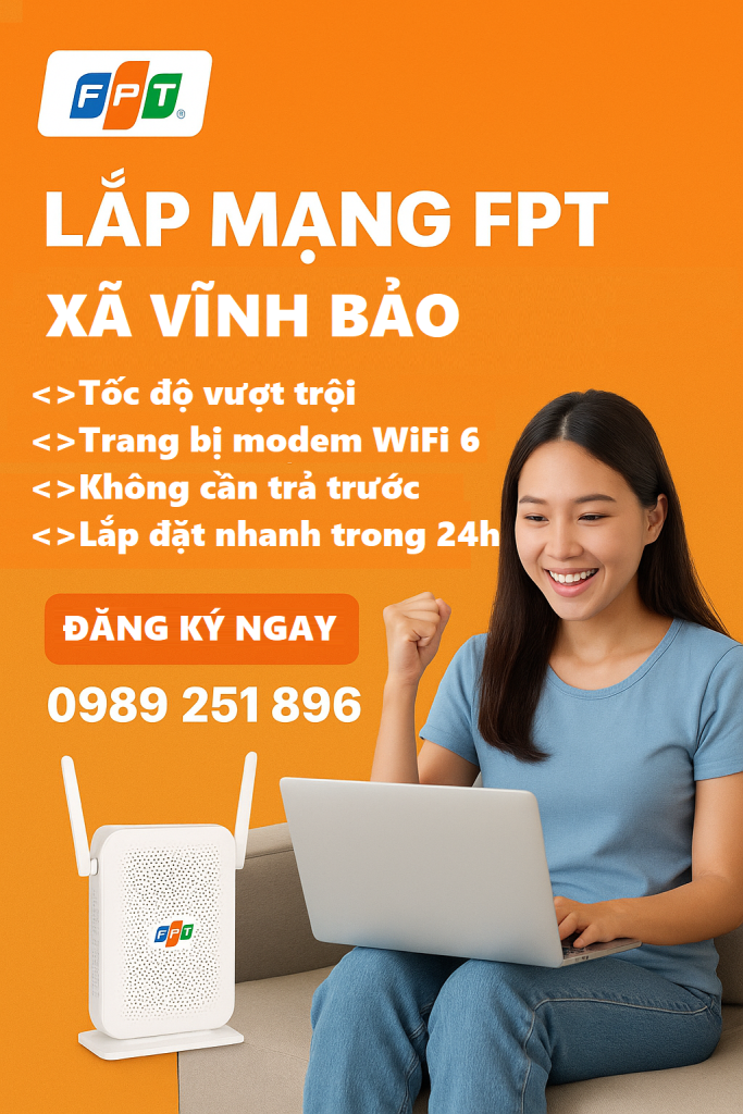 lắp mạng FPT xã Vĩnh Bảo