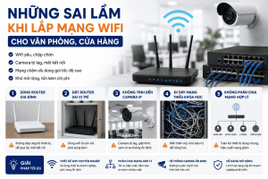 Những Sai Lầm Phổ Biến Khi Lắp Mạng Wifi Cho Văn Phòng, Cửa Hàng