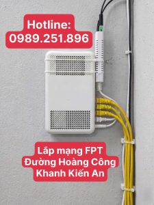 Lắp Mạng FPT Đường Hoàng Công Khanh Kiến An