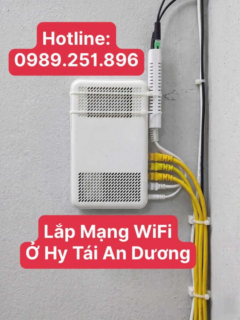 Lắp mạng WiFi ở Hy Tái An Dương