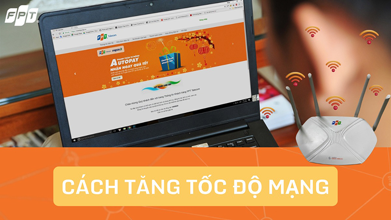 cách tăng tốc độ mạng Wifi