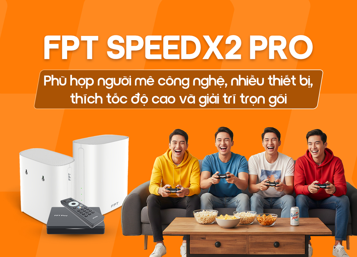 FPT SpeedX2 Pro tích hợp XGS-PON Wi-Fi 7 Internet tốc độ cao