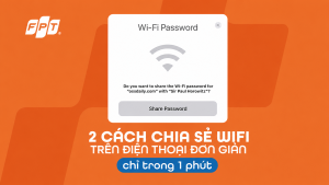cách chia sẻ Wifi