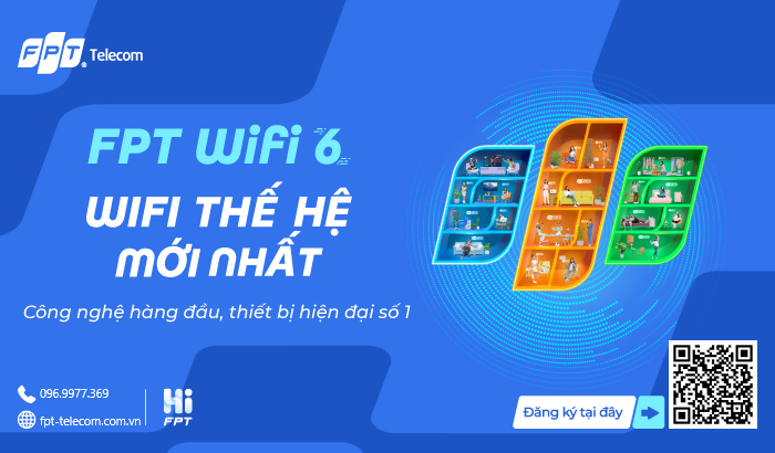 WiFi 6 FPT hiện đại cho gia đình