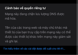 mạng wifi cảnh báo quyền riêng tư l